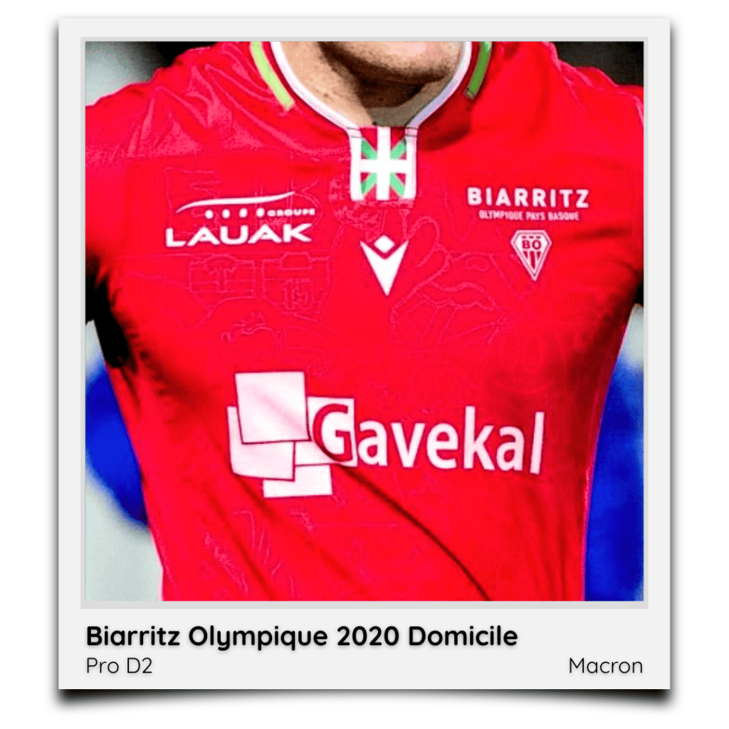Biarritz Olympique Pays Basque 2020&nbsp;Domicile