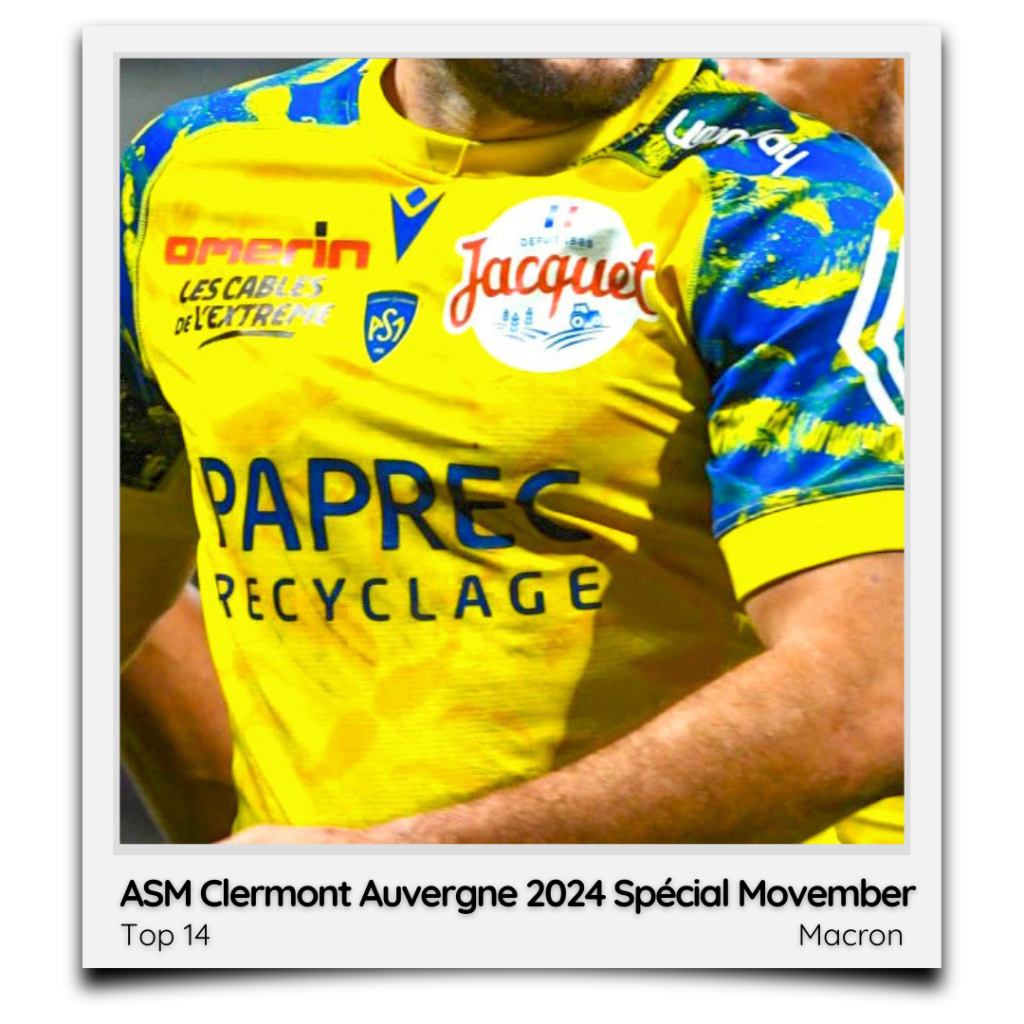 ASM Clermont Auvergne 2024 Spécial&nbsp;Movember