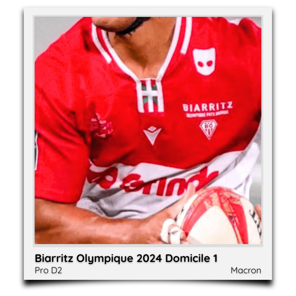 Biarritz Olympique Pays Basque 2024 Domicile&nbsp;1