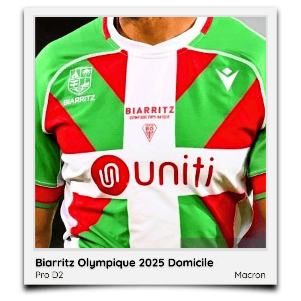 Biarritz Olympique Pays Basque 2025&nbsp;Domicile