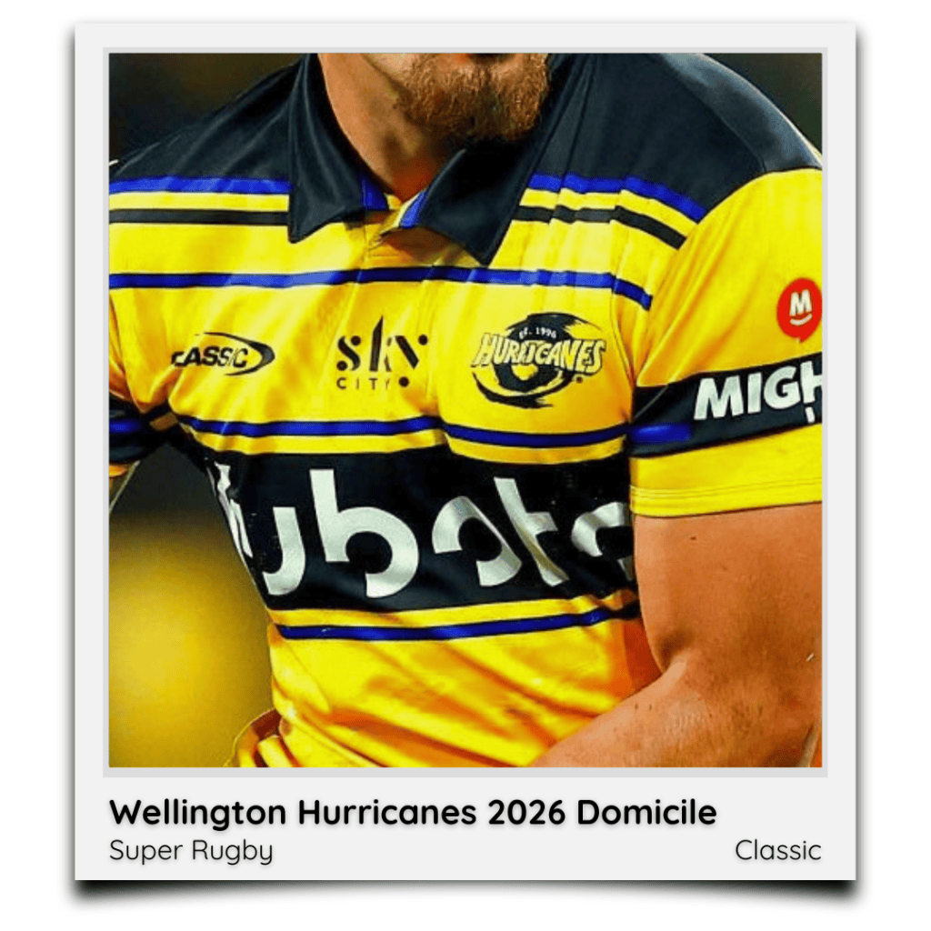Wellington Hurricanes 2026&nbsp;Domicile